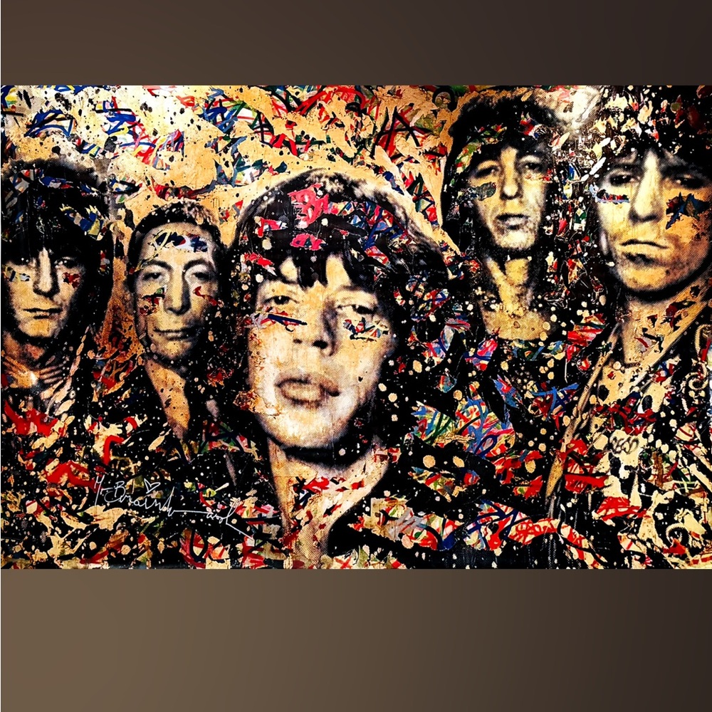 Mr. Brainwash The Rolling Stones London Years Lithograph Poster Print